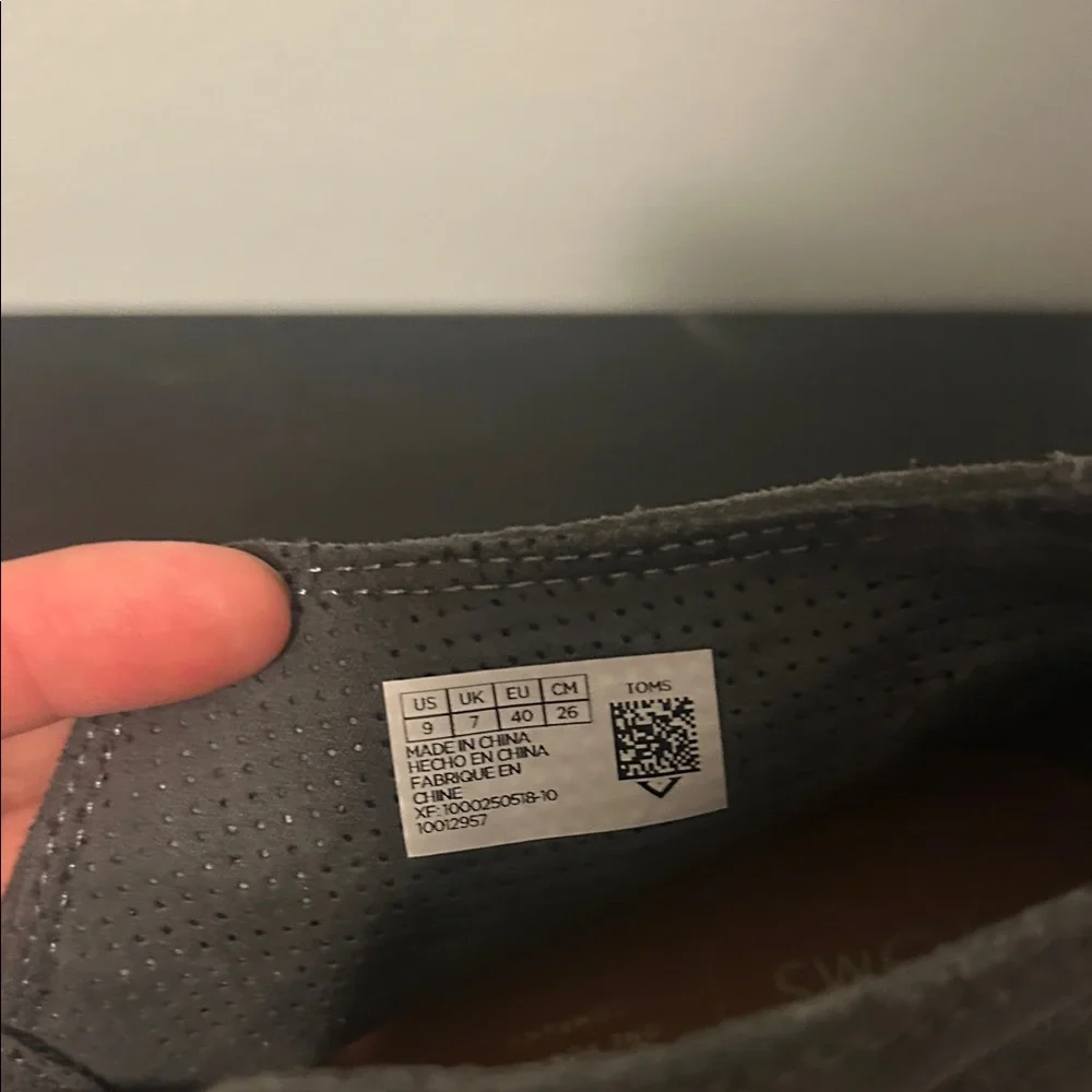 Toms Gray Suede Wedge Booties  C - Picture 5 of 6